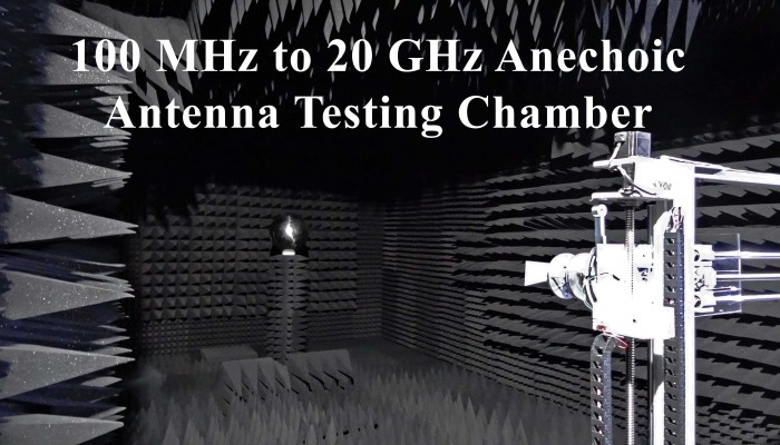 100 MHz to 20 GHz Anechoic Antenna Testing Chamber