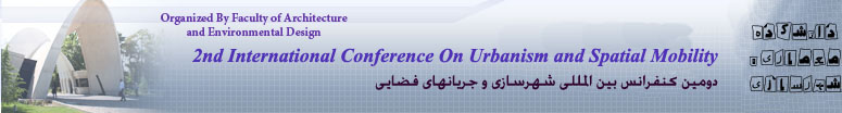 2nd Int. conference on Urbanism and  Spatial Mobility